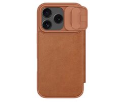 Nillkin Qin Book PRO Pouzdro pro Apple iPhone 17 Pro Brown