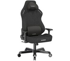 DXRacer TANK Herní židle černá / látka / výška postavy: 165-200 cm / nosnost: 180 kg / kolečka