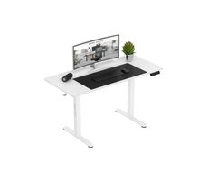 Mark Adler Leader 7.0 bílá / Kancelářský elektrický stůl / 120 x 60 x 72-118 cm 