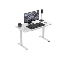 Mark Adler Leader 8.5 bílá / Kancelářský elektrický stůl / 120 x 60 x 72-118 cm
