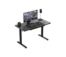 Mark Adler Leader 8.5 černá / Kancelářský elektrický stůl / 120 x 60 x 72-118 cm