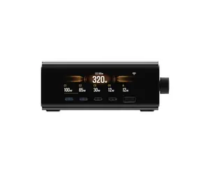 EcoFlow RAPID Pro Stolní nabíječka černá / 4x USB-C + 1x USB-A / 320W