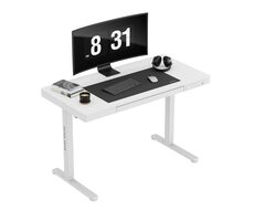 Mark Adler Leader 8.2 bílá / Kancelářský elektrický stůl / 120 x 60 x 72-118 cm / USB & USB-C