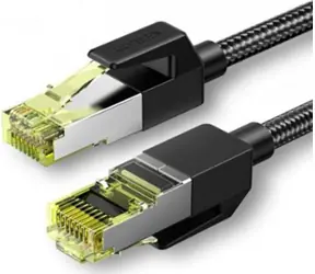 UGREEN NW150 Kabel síťový kabel černá / 2 m /  10 Gbps / 600 MHz / Cat 7