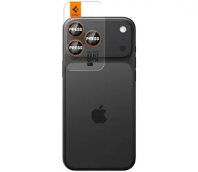 Spigen tR EZ Fit Optik Pro Tvrzené sklo Apple iPhone 17&16&15&14 Pro & 17&16&15&14 Pro Max oranžová