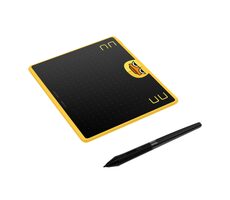 Huion HS64 SE žluto-černá / Grafický tablet / 160 x 102 mm / 5080 LPI / 8192 úrovní tlaku / microUSB