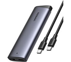 UGREEN CM767 pro SSD SATA M.2 NVMe šedá / externí box pro SSD M.2 / USB-C / USB-A