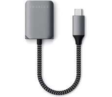 Satechi USB-C to 3.5mm Audio šedá / adaptér / USB-C / 3.5mm jack / PD 30W