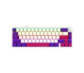 Lorgar KBP70MW (US) bílá / bezdrátová herní klávesnice 65% / US / 2.4GHz / BT 5.0 / RGB