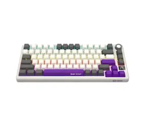 Lorgar KBP7075W (US) béžová / bezdrátová herní klávesnice 75% / US / 2.4GHz / BT 5.0 / RGB