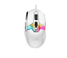 Lorgar MSP80 bílá / Drátová herní myš / USB-A / 26000 DPI / RGB