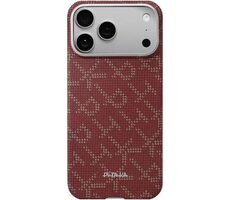 Pitaka Ultra-Slim Monogram Case ochranný kryt pro Apple iPhone 17 Pro červená