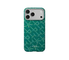 Pitaka Ultra-Slim Monogram Case ochranný kryt pro Apple iPhone 17 Pro Max zelená