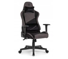 SENSE7 Spellcaster Senshi Edition šedá / Herní židle / látka / nastavitelná / pojezdová kolečka / nosnost 160 kg 