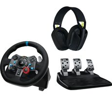 Logitech G29 Driving Force + sluchátka Logitech G435 / závodní volant / pedály / PC / PS3 / PS4 / PS5 