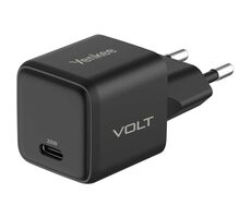 YENKEE YAC G20 VOLT BK USB C 20W GaN černá / nabíječka / 20W / 2.4A / QC 3.0