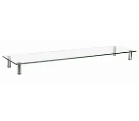 Gembird MS-TABLE-GL-01 Podstavec pod monitor skleněný / dlouhý