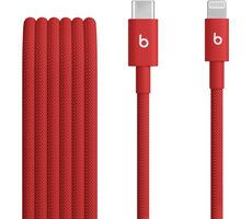 Beats kabel USB-C (M) - Lightning (M) 1.5m červená / opletený