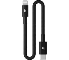 Beats kabel USB-C (M) - Lightning (M) 20 cm černá / opletený