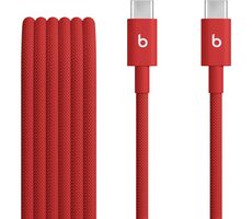 Beats kabel USB-C (M) - USB-C (M) 1.5 m červená / opletený / 60W