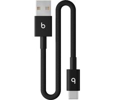 Beats kabel USB-A (M) - USB-C (M) 20 cm černá / opletený