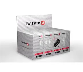 SWISSTEN SET SAMOPRODAVAČ (5x kabel MicroUSB & 5x USB-C & 5x lightning & 5x CL 2USB 4.8A)