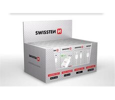 SWISSTEN SET SAMOPRODAVAČ (5x kabel MicroUSB & 5x USB-C & 5x lightning & 5x SN 2USB 2.1A)