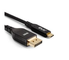 CLUB3D CAC-1559 Kabel USB-C na DisplayPort 2.1 / 10K60Hz / DSC1.2 / UHBR10 / 1m