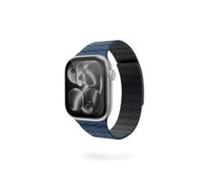 Epico Magnetic+ Silicone magnetický řemínek pro Apple Watch 42/44/45/46/49mm modrá 