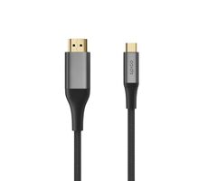 Epico UltraLink HDMI na USB-C kabel EC60 / 4K/60Hz / 2m / opletený kabel a hliníkové konektory / šedá 