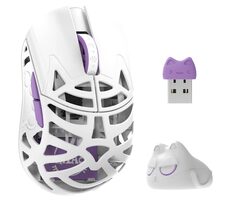WLMOUSE Beast Miao bílá / bezdrátová myš / optická / 30000 DPI / 5 tlačítek / 2.4GHz / USB-C 