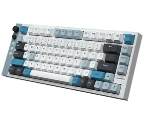 Lamzu Jet75 Gaming Tastatur bílá / herní mechanická klávesnice / 75% / US layout / Gateron Jade switch / RGB / USB-C
