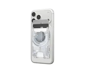 Spigen Ultra Hybrid Wallet MagSafe Peněženka zero one bílá