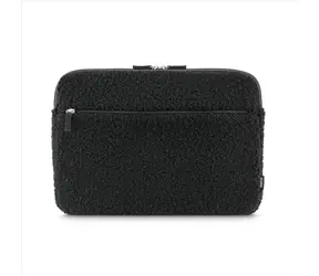Hama Cozy obal na notebook 14.1-15.6" (36-40 cm) černý / huňatý / přední kapsa 