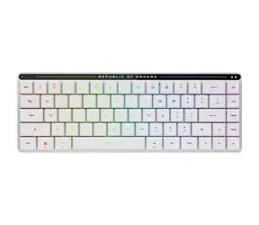 ASUS ROG Falchion RX Low Profile  bílá / Bezdrátová herní klávesnice / mechanická / RX Low Profile / RGB / BT & RF & USB
