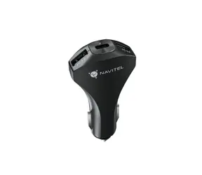 Navitel USP45 SLIM nabíječka do auta černá / 2x USB-A / USB-C
