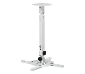 Hama stropní a nástěnný držák projektoru bílá / teleskopický / do 15 kg
