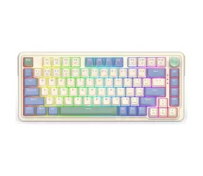 Redragon K673CPG-RGB-PRO UCAL PRO bílá / Herní klávesnice / mechanická / Redragon switches / RGB / BT / USB / US 