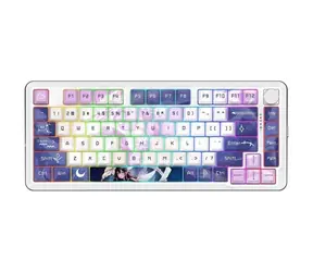 Redragon K681ACG-RGB-PRO Cyrus fialová / Herní klávesnice / mechanická / Redragon Growl / RGB / BT / USB / US 