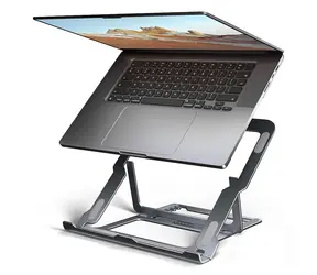 AXAGON STND-LAG, hliníkový stojan pro notebooky 10"-17.3" nastavitelná výška šedá