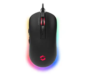 Rozbaleno - TAUROX Gaming Mouse černá / herní drátová myš / optická / 7200 DPI / 5 tlačítek / USB-A / 1.8m / rozbaleno