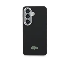 Lacoste Petit Pique Metal Logo Magnetic Zadní Kryt pro Samsung Galaxy S26+ Black