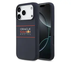 Red Bull Silicone Horizontal Logo MagSafe Zadní Kryt pro iPhone 17 Pro Navy