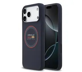 Red Bull Silicone Red Ring MagSafe Zadní Kryt pro iPhone 17 Pro Max Navy