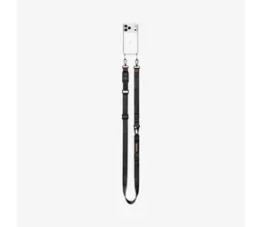 Spigen DA30M Universal Crossbody Lanyard Strap popruh k telefonu na krk černá