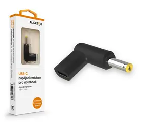 Rozbaleno - Aligator USB-C napájecí redukce 4.8 x 1.7 mm pro notebooky Asus/Compaq/HP / rozbaleno