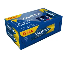 Varta Longlife Baterie AA 12ks / 1.5V / alkalická / v boxu