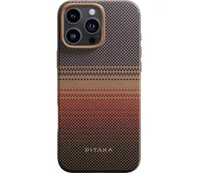Rozbaleno - Pitaka Aramid Protective Case ochranný kryt pro Apple iPhone 16 Pro Max Sunset / rozbaleno
