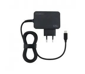 Mobilis 020015 USB-C adaptér pro notebook 1.8m černá / 65W / PD / PPS