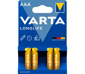 Varta Longlife Baterie AAA 40ks / 1.5V / alkalická / v boxu